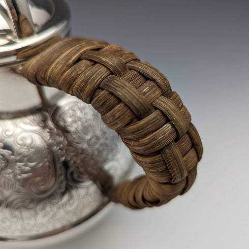 英國復古鍍銀平紋針織水壺